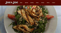 Desktop Screenshot of joeandjoerestaurant.com